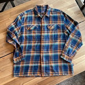 Mens Patagonia Fjord Flannel Shirt sz. L